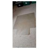 Plastic chair mat
