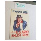 UNCLE SAM HEAVY METAL SIGN