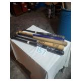 5) WOOD BALL BATS