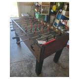 FOOSBALL TABLE, GOOD WOOD, ELECTRONICS