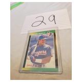 1989 DONRUSS SAMMY SOSA ROOKIE CARD