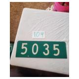 STREET 5035 METAL SIGN