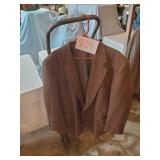 TAN SUIT JACKET SIZE L