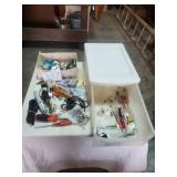 MISC HARDWARE W/STORAGE BIN