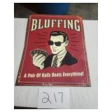 NEW A LITTLE BENT SIGN