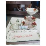 GLASS CHRISTMAS ITEMS