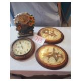 CLOCKS, PHEASANT DECOR