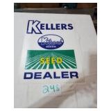 PLASTIC KELLERS SEED DEALER SIGN