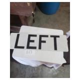 30 X 9 METAL CONSTRUCTION SIGN