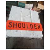 36 X 9 METAL CONSTRUCTION SIGN