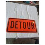 METAL CONSTRUCTION SIGN