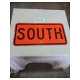 METAL CONSTRUCTION SIGN