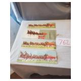 BUDWEISER OLD ADVERTISING POST CARDS
