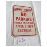 STREET SIGN 12 X 18 METAL SIGN