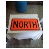 METAL CONSTRUCTION SIGN