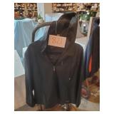 BLACK POLYESTER JACKET SIZE L(12/14)
