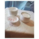 CORELLE SMALL PLATES & CEREAL BOWLS
