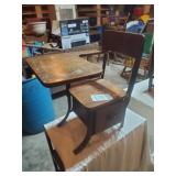 ANTIQUE CHILDS SCHOOL DESK