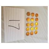 15) 1/4 CENT TAX TOKENS, EFFINGHAM, IL