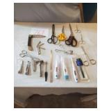SCISSORS, THERMOETERS, KNIVES, ETC