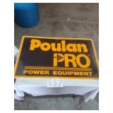 30 X 18 POULAN PRO METAL SIGN