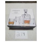 STUDIO CRYSTAL WHISKEY SET, NEW