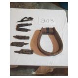 OLD WOOD STIRRUP & CORN SHUCKERS