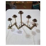 BRASS CANDLE HOLDERS
