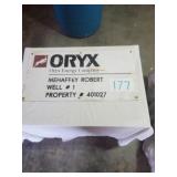 OIL WELL COMPANY 12 X 24 METAL SIGN