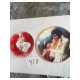 ELVIS & MARILYN MONROE PLATES