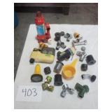 BOTTLE JACK, HOSE ATTACHMENTS, SOME