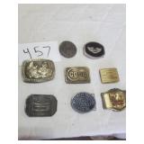 8) BELT BUCKLES