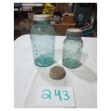 1/2 GALLON & QUART BLUE BALL JARS