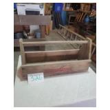 WOOD TOOL TOTE,D HAS CRACK