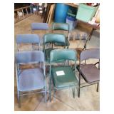 8) FOLDING CHAIRS