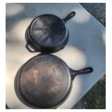 11 3/4" cast iron skillet and a Lodge#8