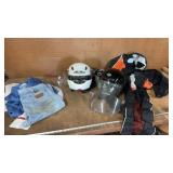 Harley Davidson Helmet and Rain SuitHJC Helmet