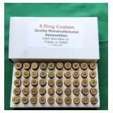 X Rings Custom Reloads 45ACP 230gr. FmJ Qty. 50