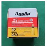 Auguila .22 Super Extra 40gr. QTY. 250