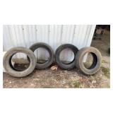 4 tires , 2 mirad P215/60R 16 , and matrix,