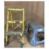 Metal Step Ladder and Step Stool