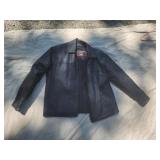 Leather motorcycle jacket interstate medium
