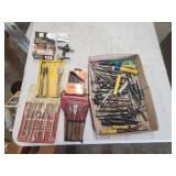 Machinist drill bits easy outs wood flat bits