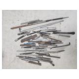 Chisels punches pry bars