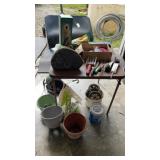 Outdoor decor, garden tools, clothes line wire ,