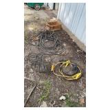 Extension cords, jumper cables
