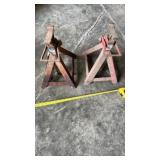 Pair Blackhawk car stand model 67372, 5 ton