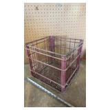 Prairie Farms Metal Milk Crate