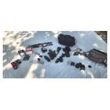 Canon AE-1 35 mm camera with extra lenses and