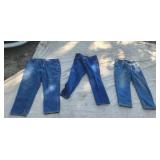 3 pair of jeans 36"X30"